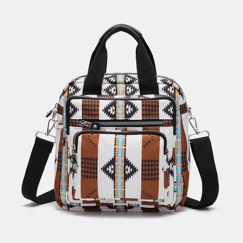 Boho Handtasche Umhängetasche Cabrio Rucksack leichte Nylon Geldbörse