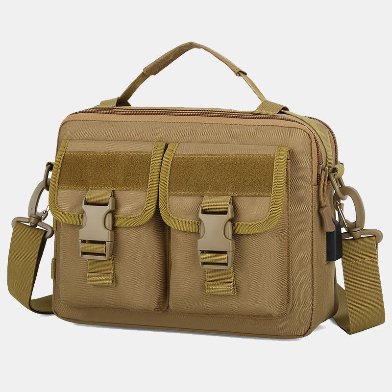 Taktische Outdoor-Umhängetasche mit mehreren Taschen und USB-Ladeanschluss