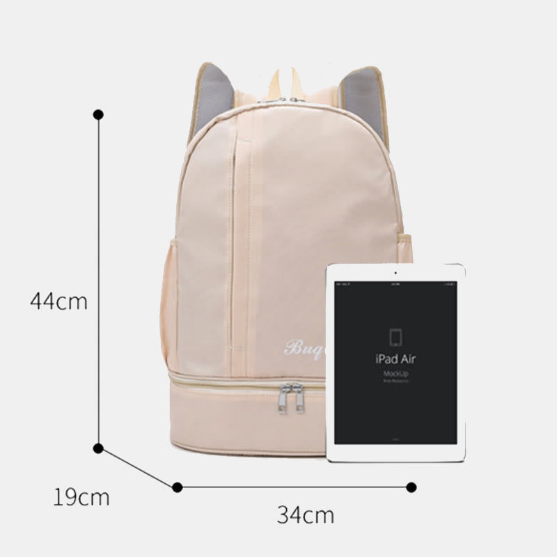 Leichter Schwimm-Yoga-Sport-Rucksack mit Schuhfach