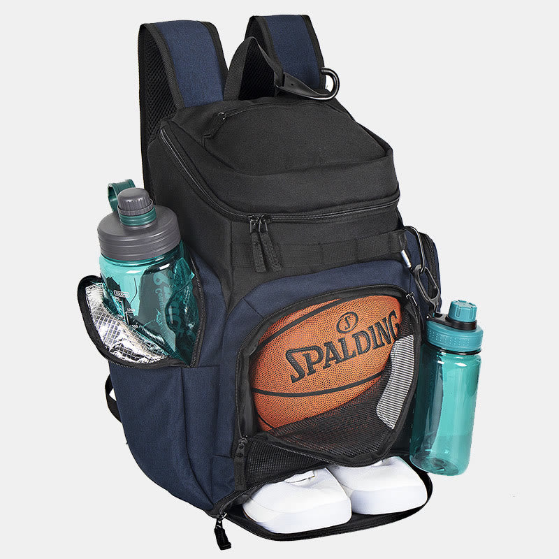 Unisex Fußball Basketball Rucksack Sport Rucksack mit Schuhfach
