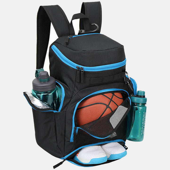 Unisex Fußball Basketball Rucksack Sport Rucksack mit Schuhfach