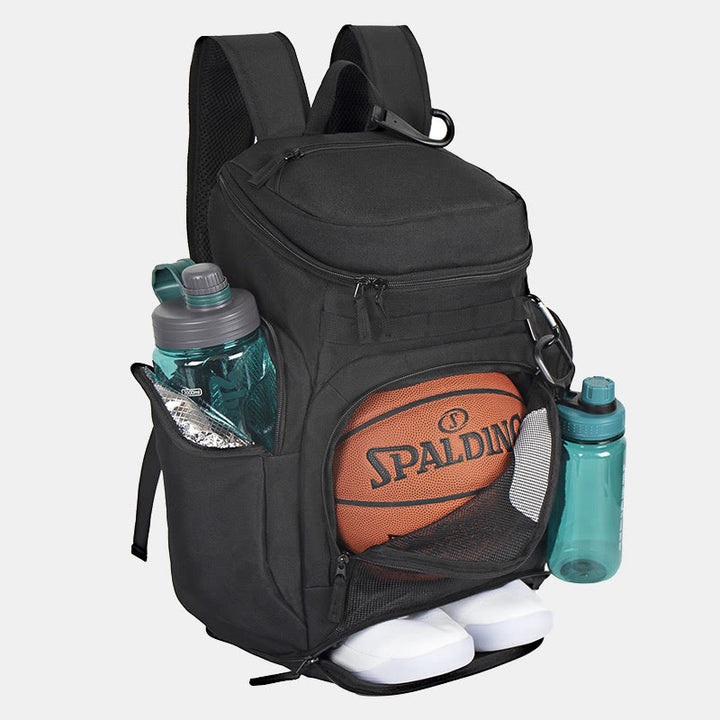 Unisex Fußball Basketball Rucksack Sport Rucksack mit Schuhfach