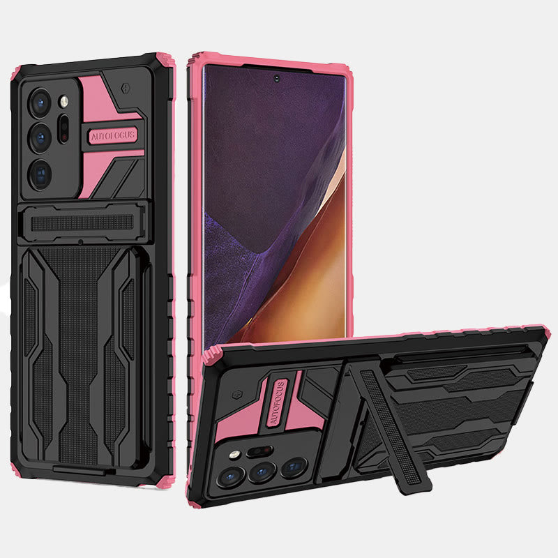 Silikon-Telefon-Brieftaschenhülle für iPhone mit abnehmbarem Kartenhalter und Ständer