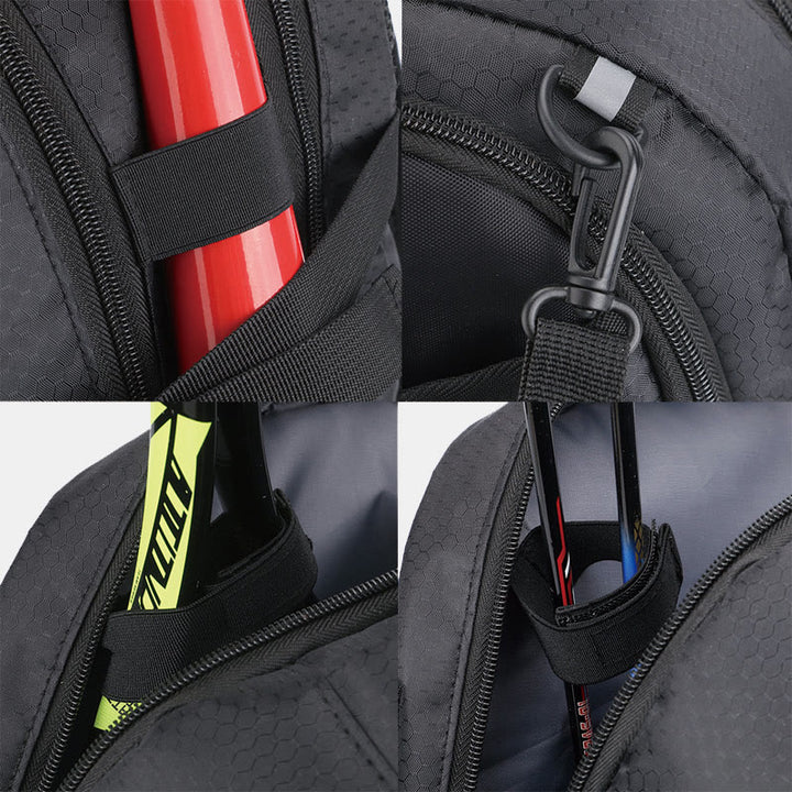 Extra großer Funktionsrucksack Sporttasche Schlägertasche mit Schuhfach