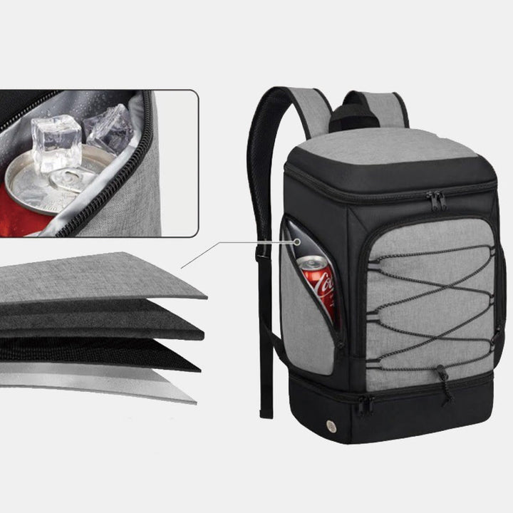 Funktionelle Sporttasche Outdoor Rucksack mit Ballfach & Schuhfach
