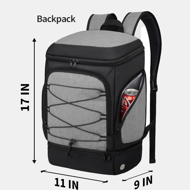 Funktionelle Sporttasche Outdoor Rucksack mit Ballfach & Schuhfach