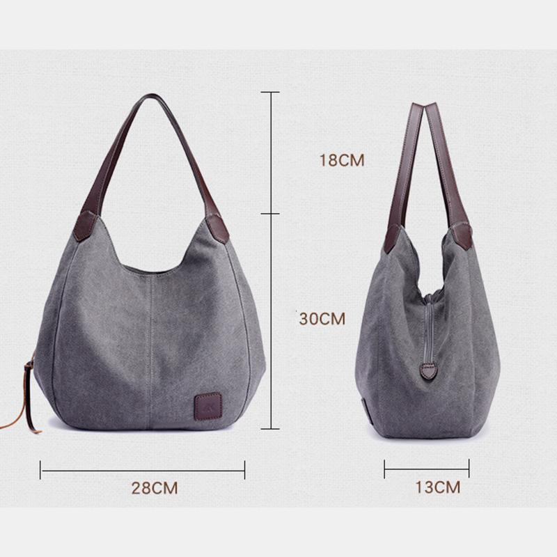 Retro Handtasche mit großem Fassungsvermögen, Umhängetasche