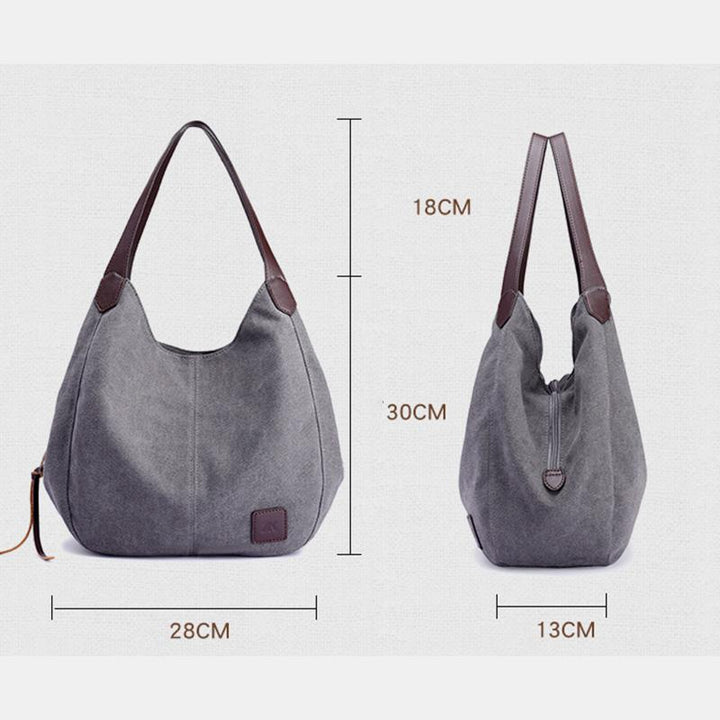 Retro Handtasche mit großem Fassungsvermögen, Umhängetasche