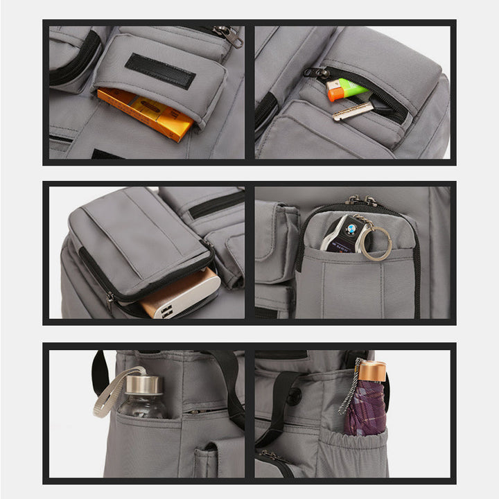 Multifunktionaler wasserabweisender, skalierbarer Handtaschen-Rucksack