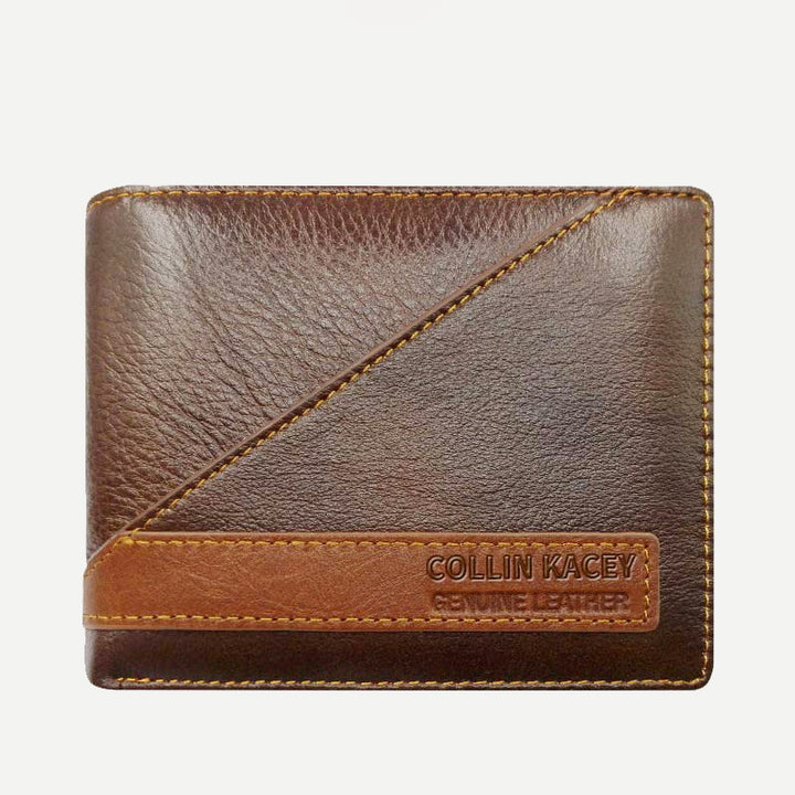 Herren Retro Bifold Kurze Geräumige Leder Geldbörse Multi Style Optionals
