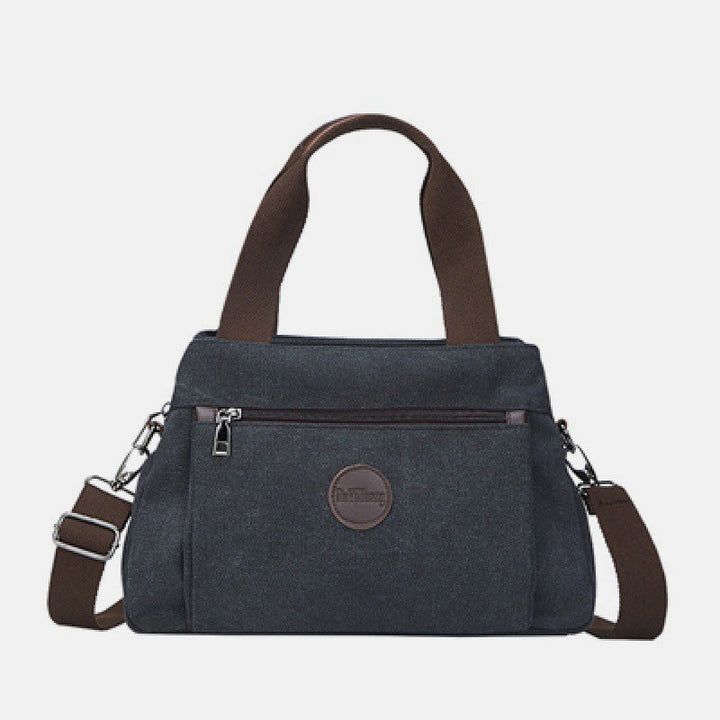 Umhängetasche mit großem Fassungsvermögen und mehreren Taschen