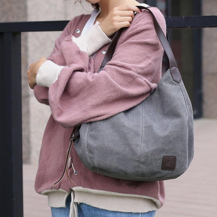Retro Handtasche mit großem Fassungsvermögen, Umhängetasche