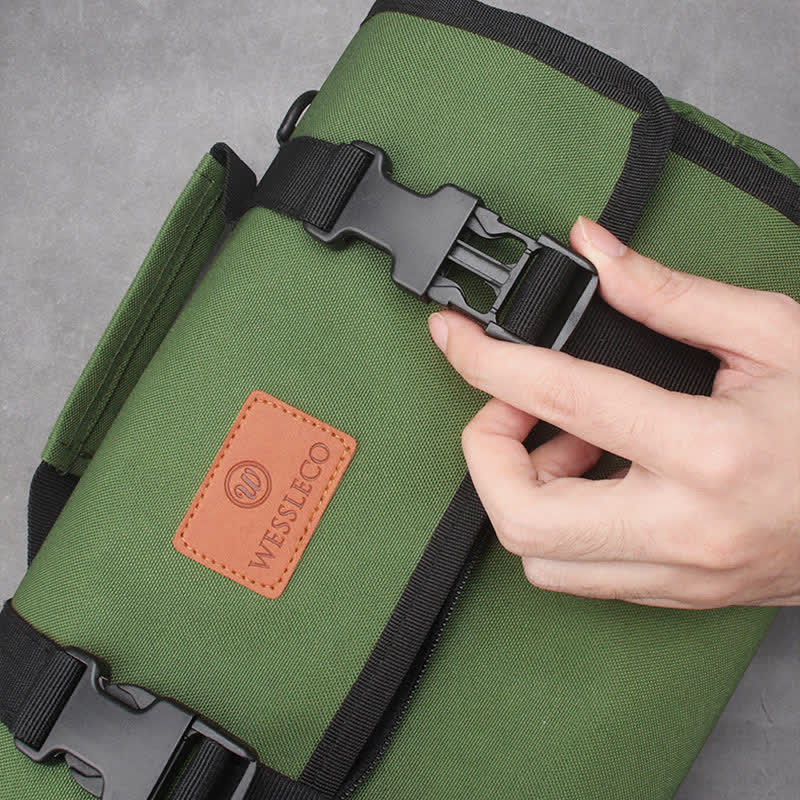Werkzeug-Rolltasche, robuster Werkzeug-Organizer mit 4 herausnehmbaren Beuteln