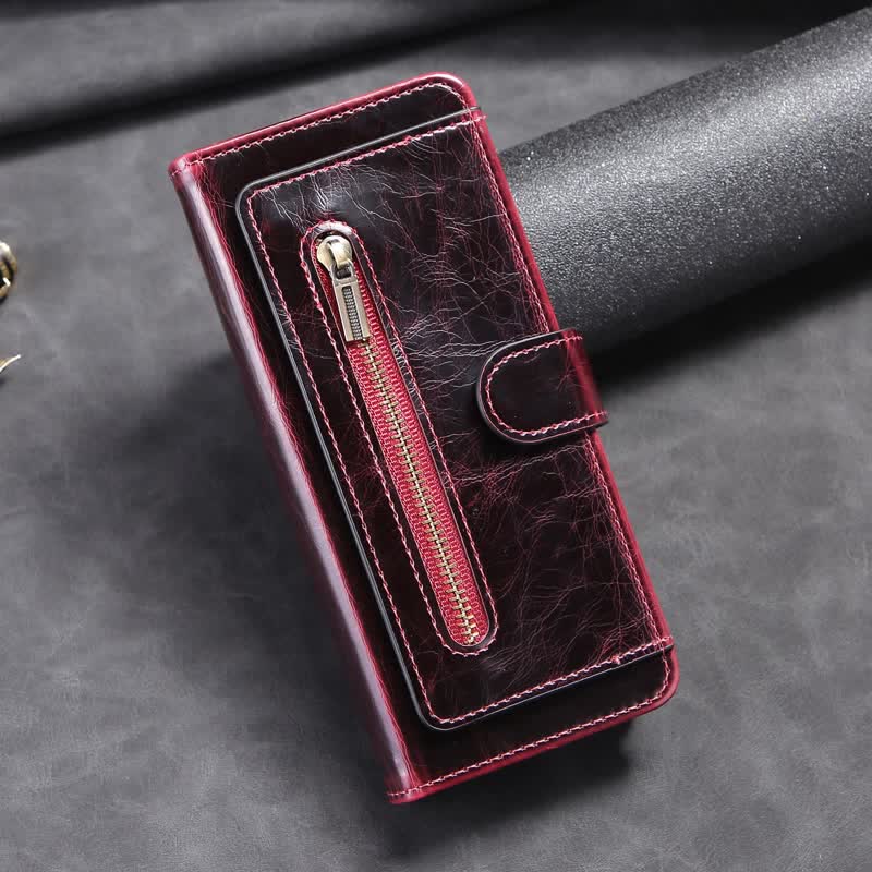 Z Fold 4 /3 Hülle Brieftasche für Frauen Männer PU Leder Flip Kickstand Telefonabdeckung