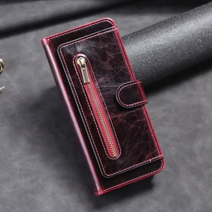 Z Fold 4 /3 Hülle Brieftasche für Frauen Männer PU Leder Flip Kickstand Telefonabdeckung