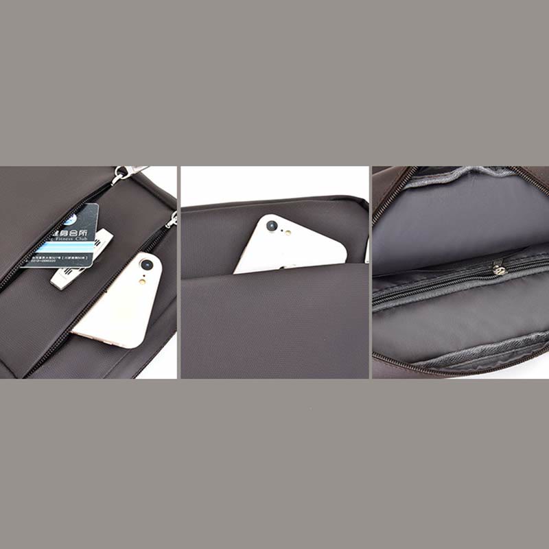 Messenger Bag für Herren, minimalistischer, leichter, lässiger Umhängerucksack