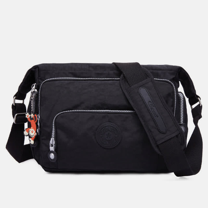 Umhängetasche für Damen, leicht, mehrere Taschen, lässige Schultertasche aus Segeltuch