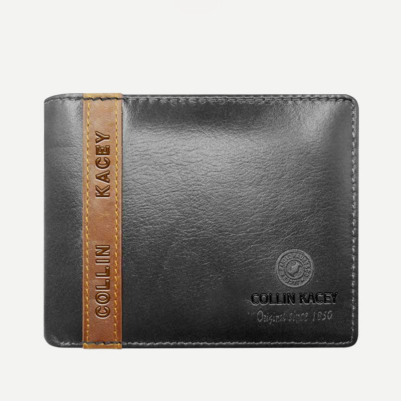 Herren Retro Bifold Kurze Geräumige Leder Geldbörse Multi Style Optionals
