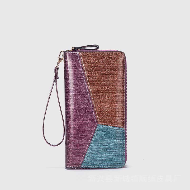 Glitzernde Clutch mit mehreren Taschen, Handytasche
