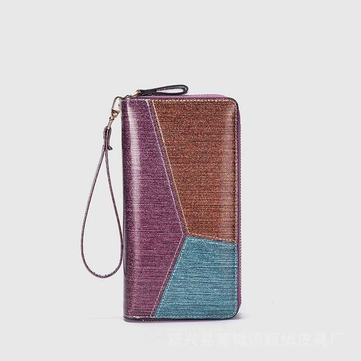 Glitzernde Clutch mit mehreren Taschen, Handytasche