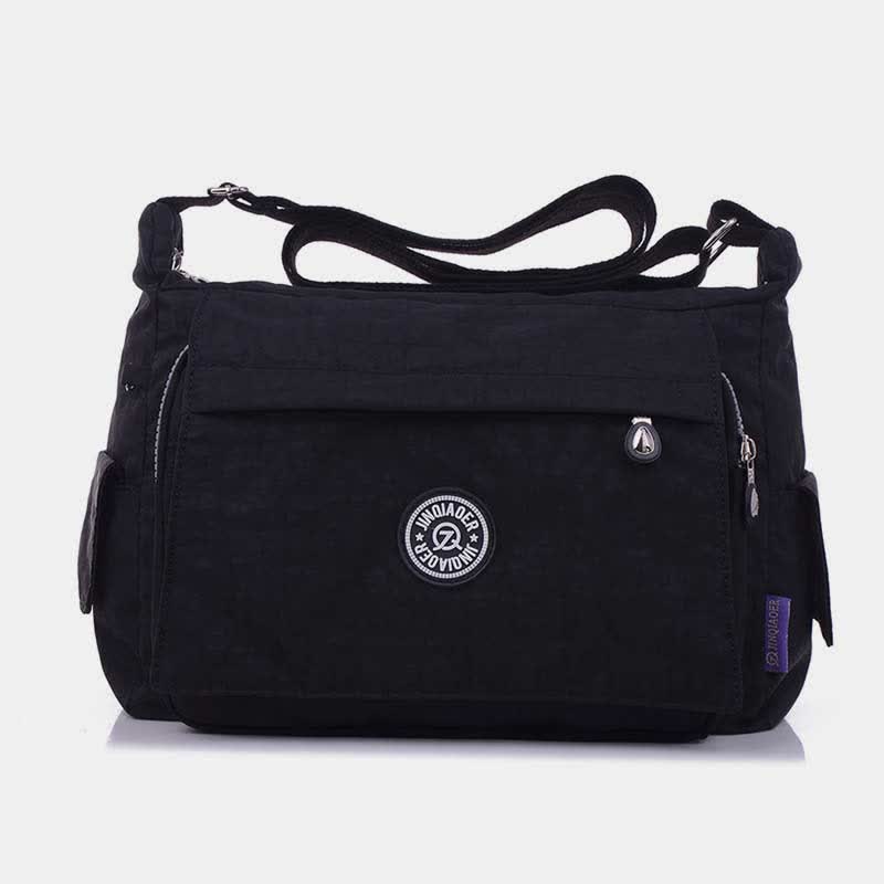 Umhängetasche Kleine Geldbörse für Damen Nylon Schultertasche mit Multi-Tasche
