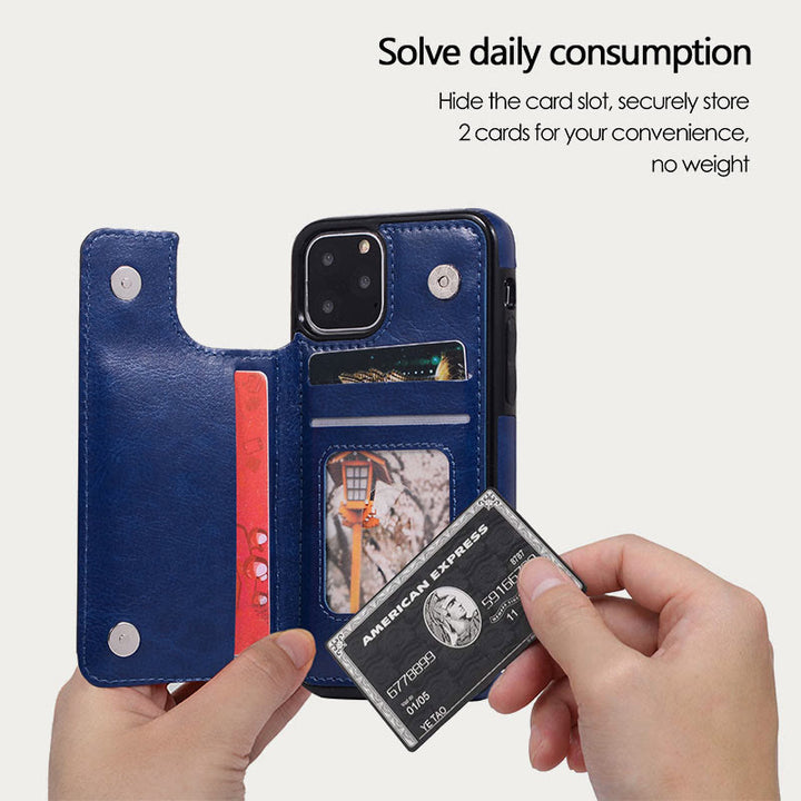 Handyhülle für iPhone 13/14 Samsung S22/S20 Magnetische Brieftaschenhülle
