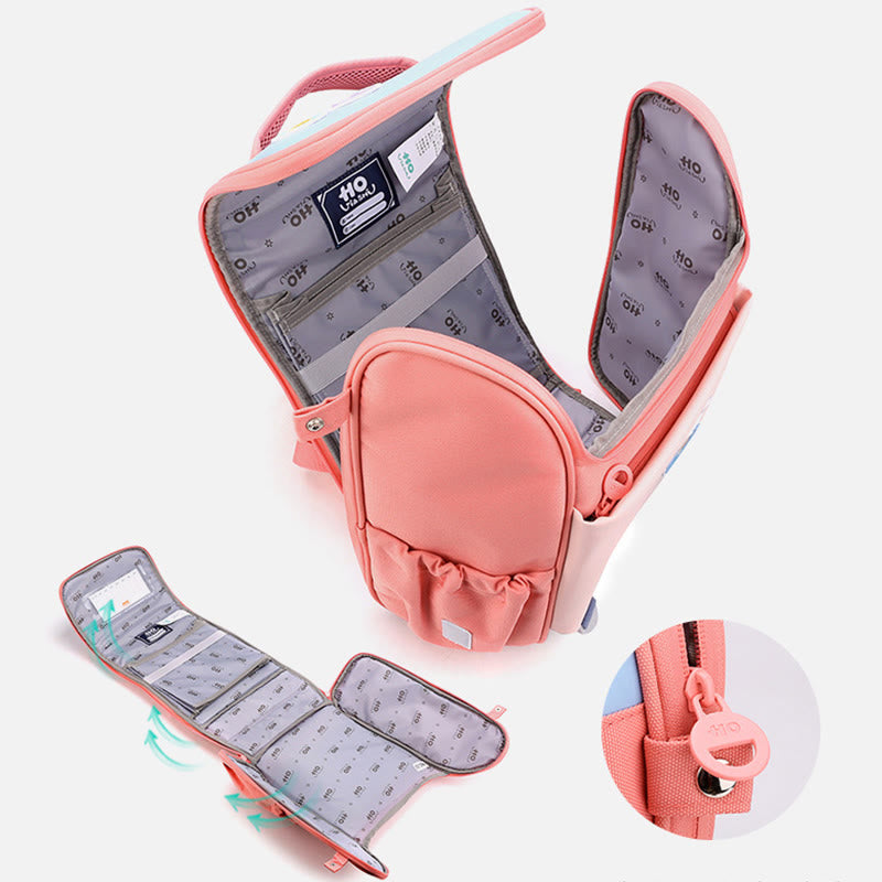 Rucksack für Schüler, leicht, reflektierend, All-in-One-Grundschultasche