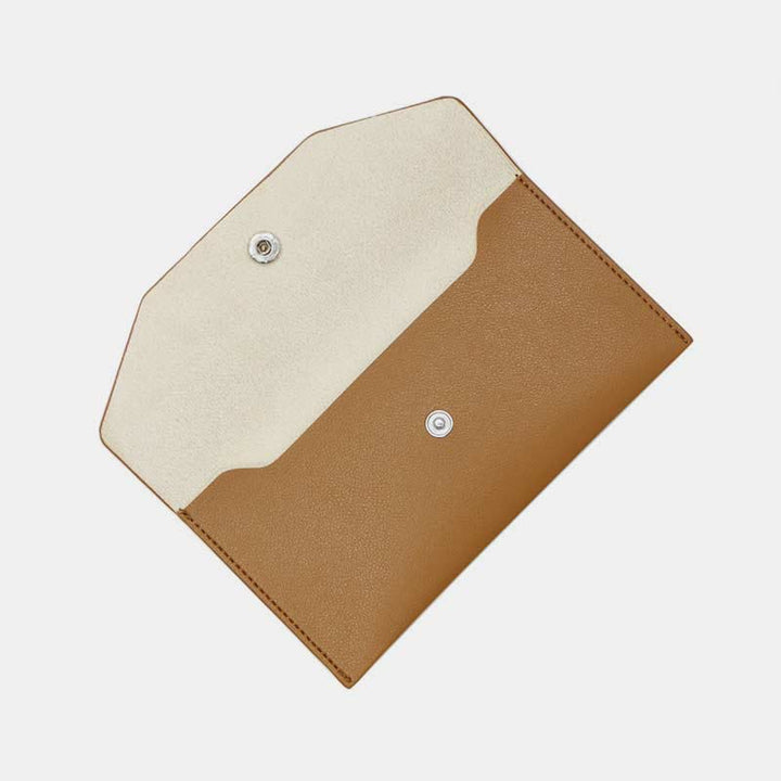 Geldbörse für Damen, 3-teilig, minimalistisch, Geldkarten, Lederumschlag, Party-Geldbörse