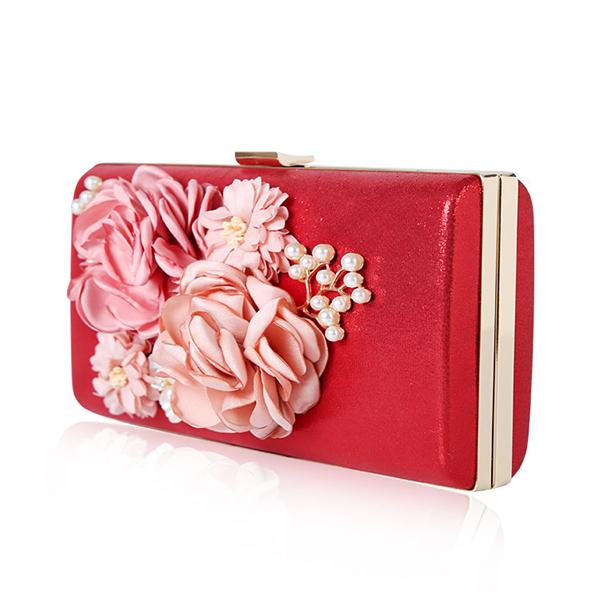 Abendtasche mit Blumenmuster