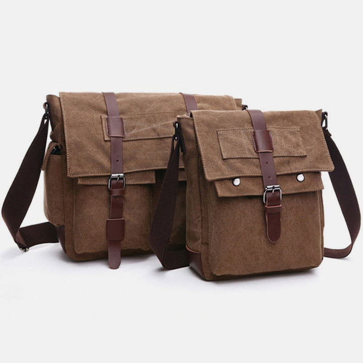 Retro Business Messenger Bag mit mehreren Taschen
