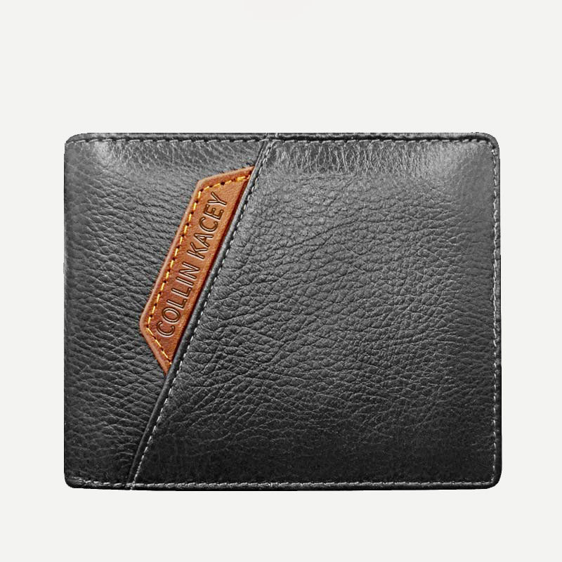 Herren Retro Bifold Kurze Geräumige Leder Geldbörse Multi Style Optionals