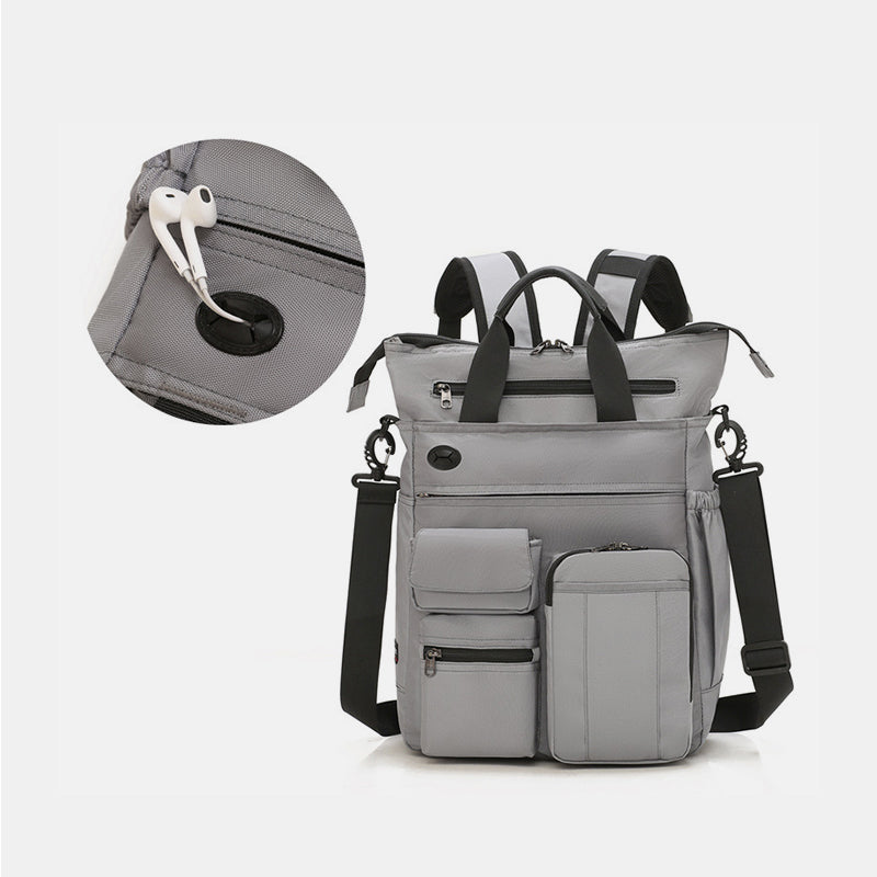 Multifunktionaler wasserabweisender, skalierbarer Handtaschen-Rucksack