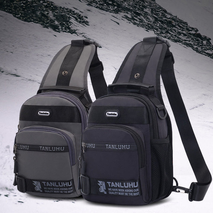 Schultertasche für Herren, multifunktionaler, lässiger Umhängerucksack für Outdoor-Sportarten