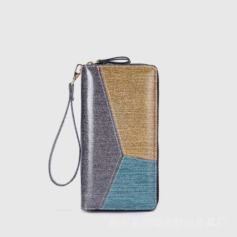 Glitzernde Clutch mit mehreren Taschen, Handytasche
