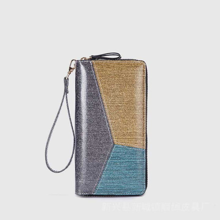 Glitzernde Clutch mit mehreren Taschen, Handytasche