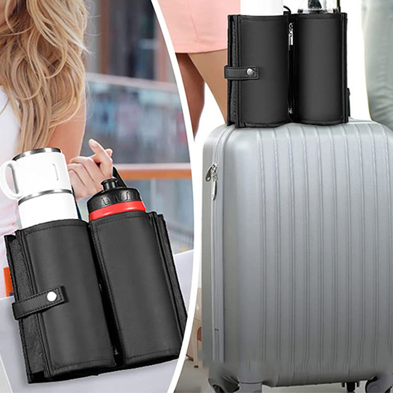Wasserflasche Tragetasche für Reisen tragbare Getränke Koffer Tasse