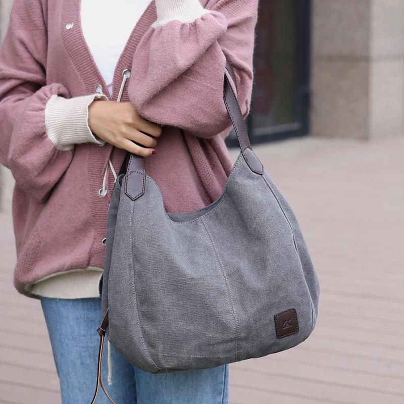 Retro Handtasche mit großem Fassungsvermögen, Umhängetasche