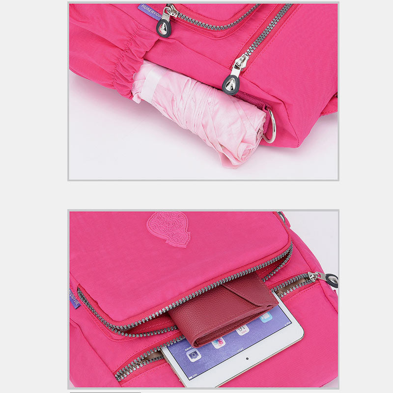 Wasserdichter, stahlsicherer, leichter Umhängetaschen-Rucksack