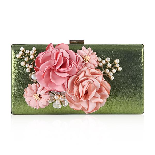 Abendtasche mit Blumenmuster