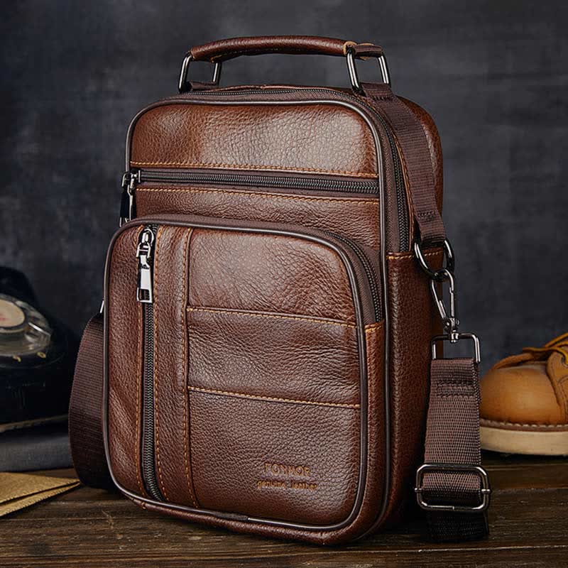 Messenger Bag für Herren, für Geschäftsreisen, kleine Umhängetasche