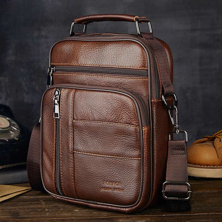 Messenger Bag für Herren, für Geschäftsreisen, kleine Umhängetasche