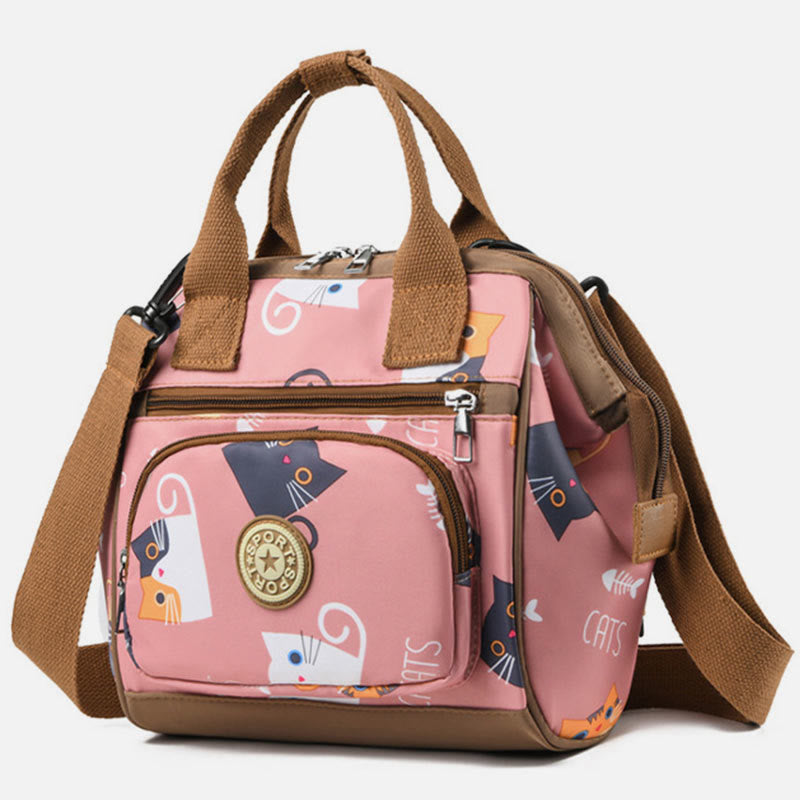 Funktionelle wasserdichte Umhängetasche, umwandelbarer Mini-Rucksack, Mamatasche