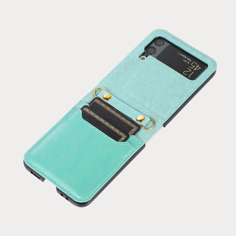 Telefonhülle für die Z Flip-Serie, gefaltete Schutzhülle zum Umhängen