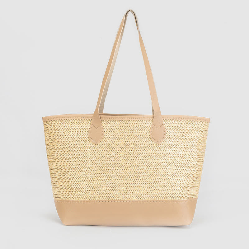 Tragetasche für Damen, einfache, lässige, tragbare Tasche mit großem Fassungsvermögen