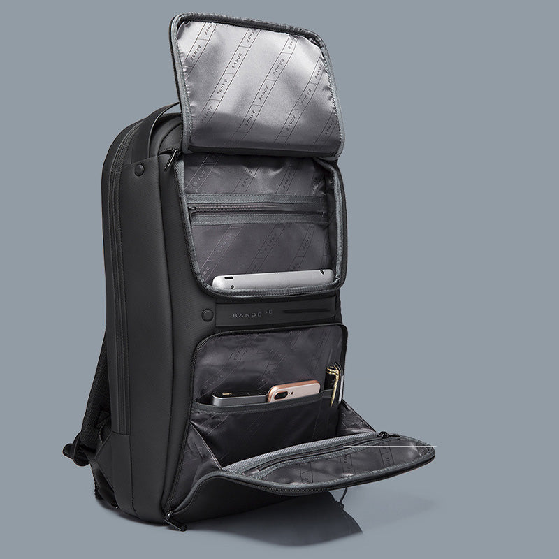 Wasserdichter Multifunktions-Business-Laptop-Rucksack für Herren mit USB-Ladeanschluss