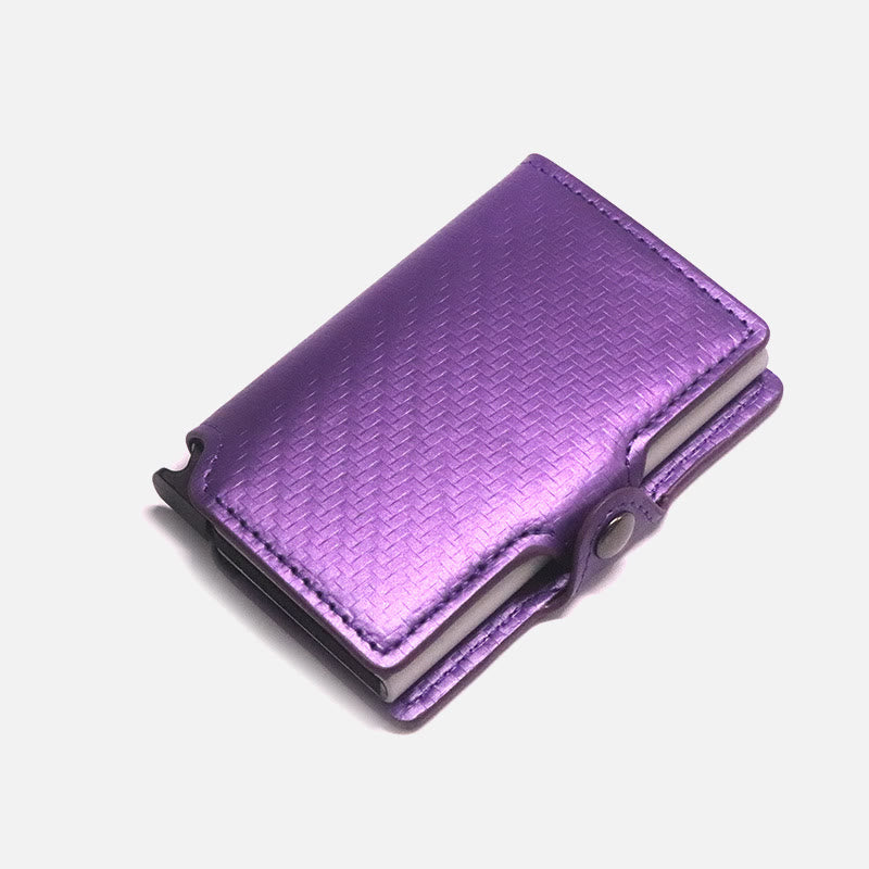 RFID-Mini-Slim-Geldbörse mit Kartenetui aus Metall