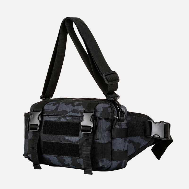 Große Camo Tactical Bag für Sport Nylon Umhängetasche Hüfttasche