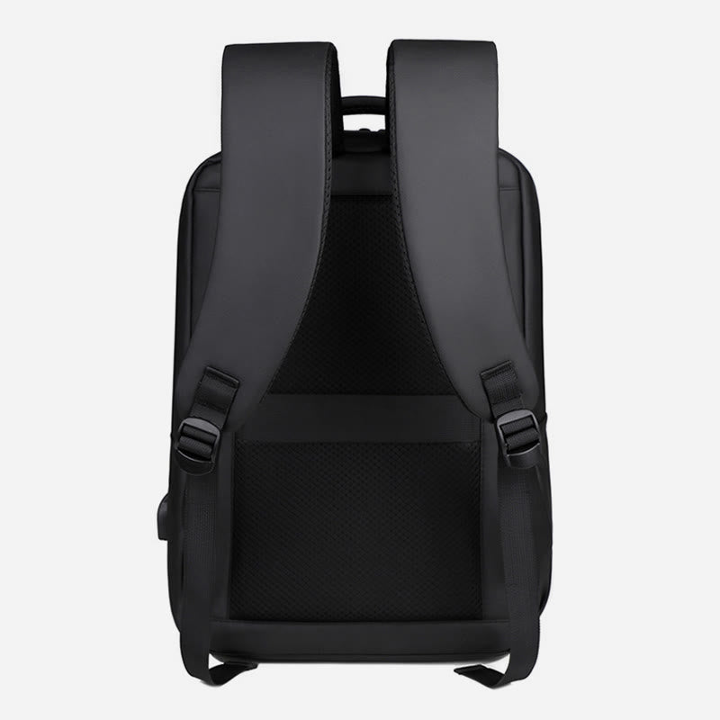 Sanfter Rucksack für Männer mit USB-Ladefunktion, große Business-Laptoptasche