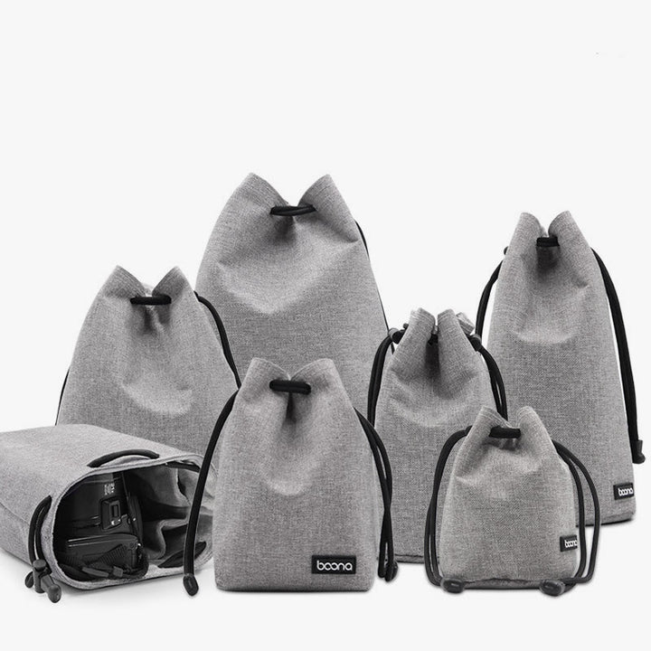 SLR-Kameratasche für unterwegs, wasserdicht, tragbare Objektiv-Schutztasche