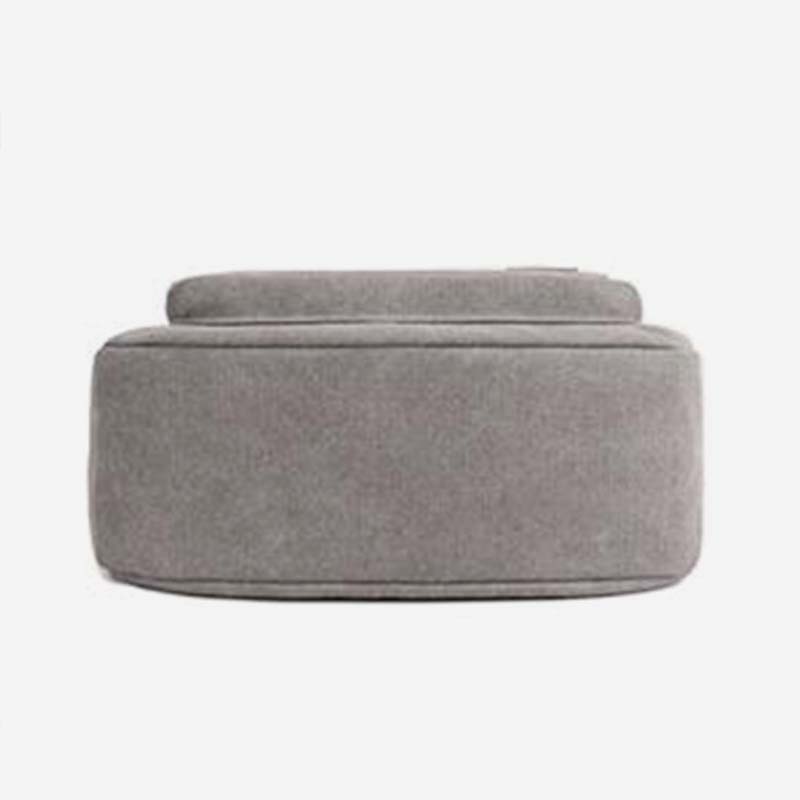 Damen Handtasche aus Canvas mit Griff und mehreren Taschen, Umhängetasche, Schultertasche, Tote, Geldbörse